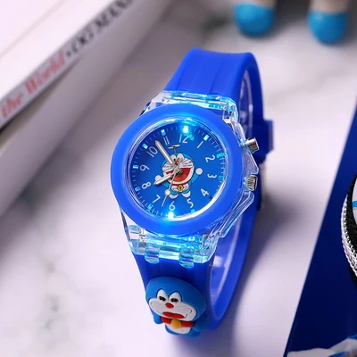 Dark blue doraemon with doll
