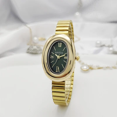 Gold belt gold shell green surface