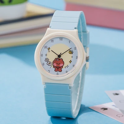 Light blue with beige shell cartoon face