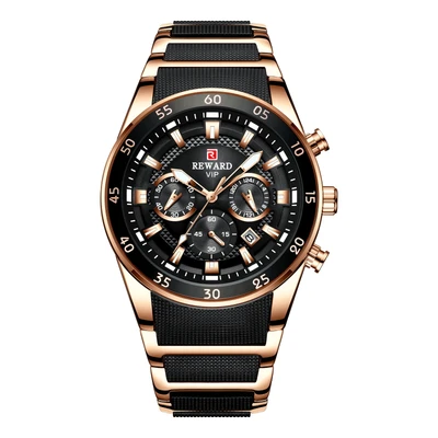 Rose black shell black face rose black belt