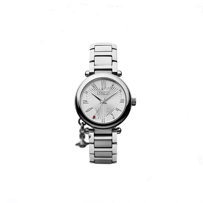 006 heart shape silver 32mm