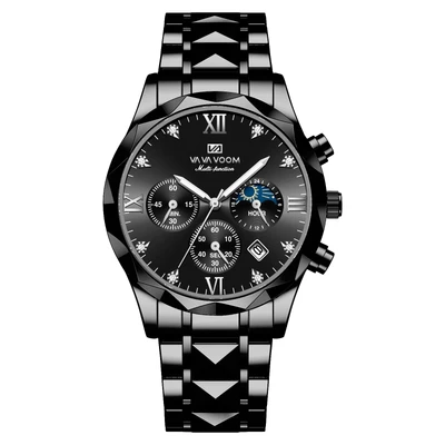 Multi-function 2741-YH silver nail black chain