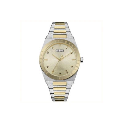 244 letter circle champagne gold 34mm