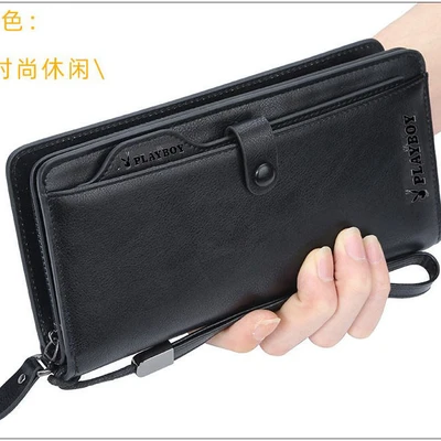 Long zipper buckle black