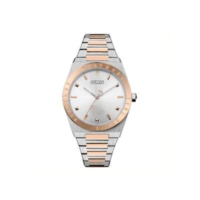 244 letter circle rose gold 34mm