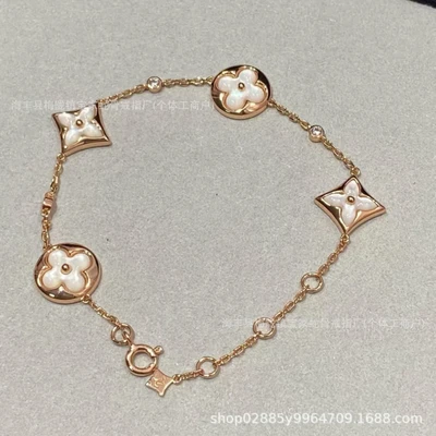 B-four-flower white shell bracelet purchasing quality