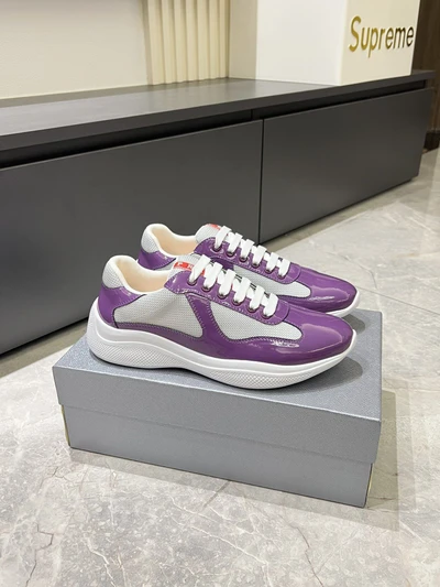 Dark purple-patent leather