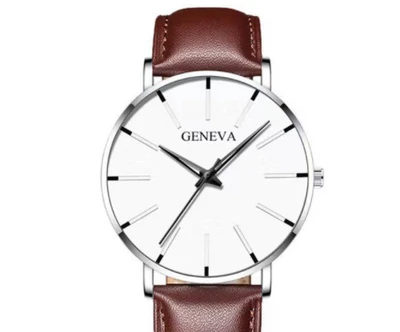 Black needle white surface brown belt
