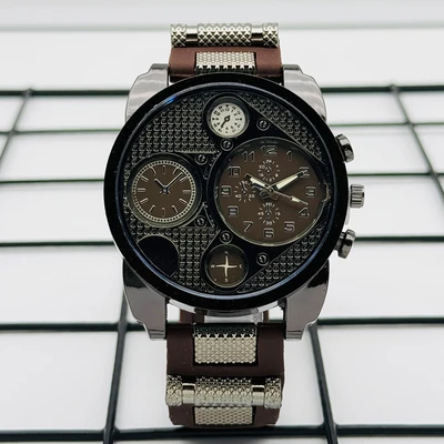 Brown+silver