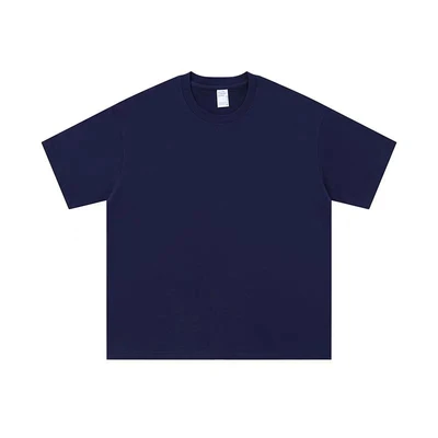 Navy blue [400g heavy weight | Three needle short sleeves]