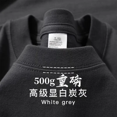 Dark gray [500g heavyweight | three-needle short sleeve]