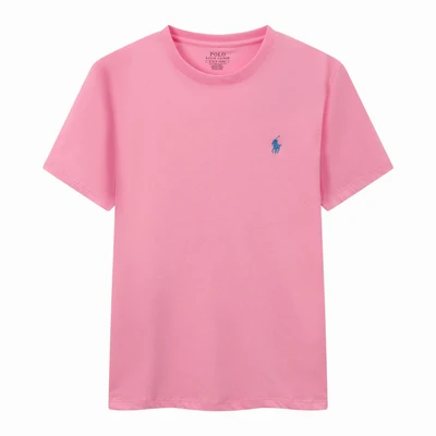 T-shirt-pink blue label
