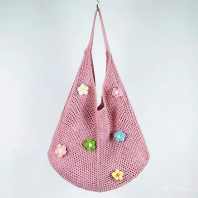 357-6 flowers pink