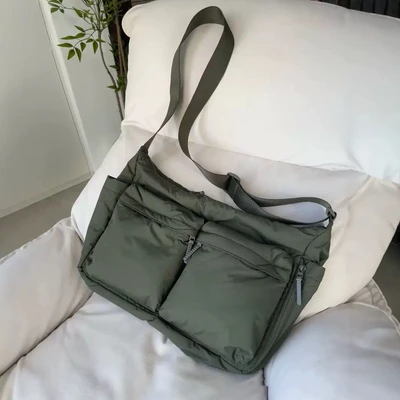 Green [free shipping uniqlo same style thickened waterproof fabric]