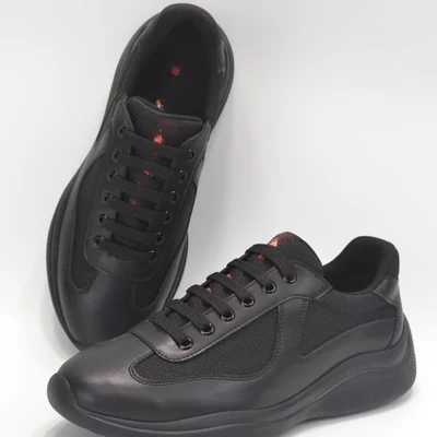 All black - nubuck leather
