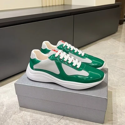 Green-patent leather