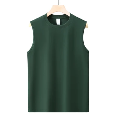 Sleeveless dark green
