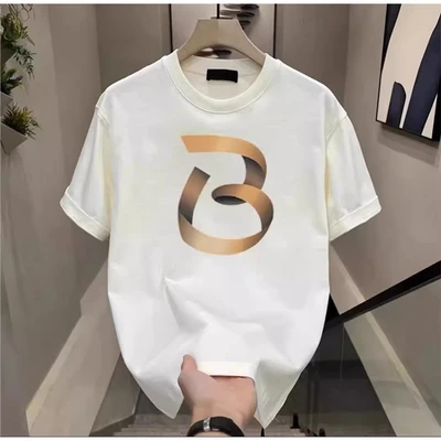 White (Geometric)-Short Sleeve