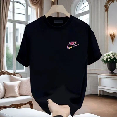 1169 black 230g pure cotton