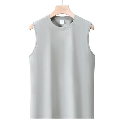 Sleeveless lilac gray