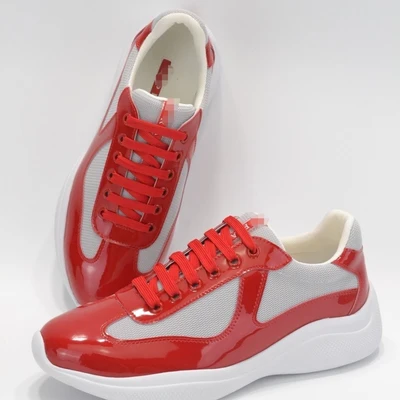 Vermilion - patent leather