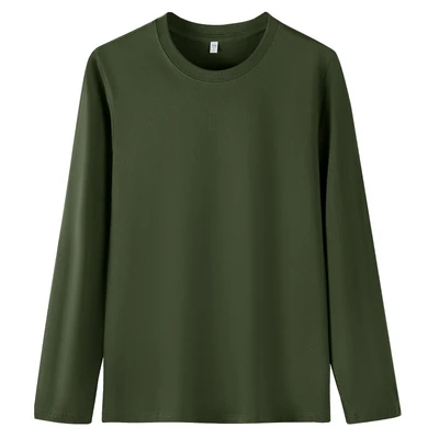 Military green [180g pure cotton long sleeves]