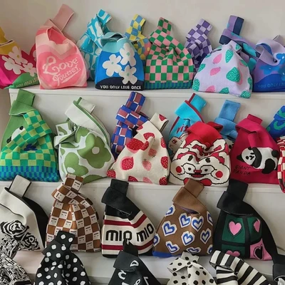 Knitted bag clearance