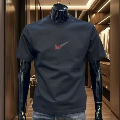 1064 black 230g pure cotton