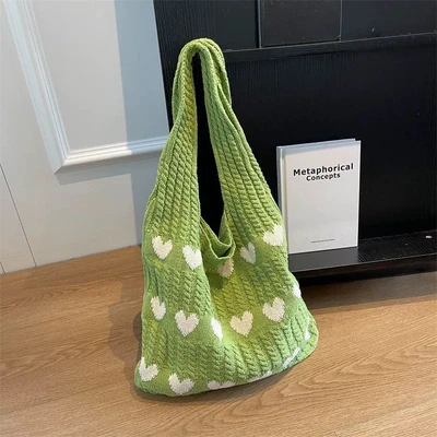 357—love package with green and white hearts