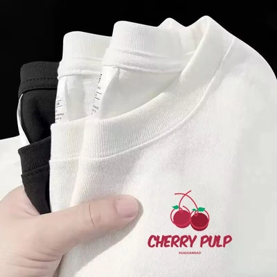 Cherry small label (white)