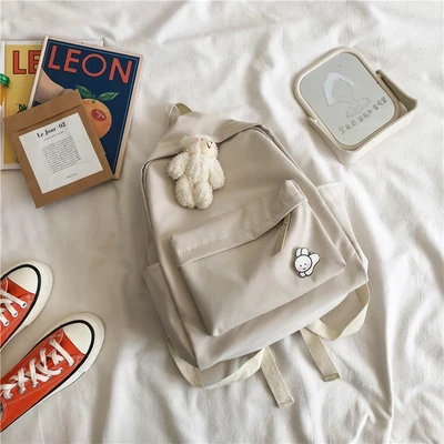 Off-white + 1A pin + blush bear