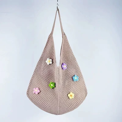 357-6 flowers khaki