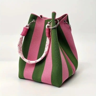 Pink and green stripes