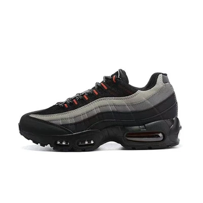 Gray black red