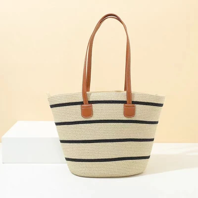 Beige black stripes (wide)
