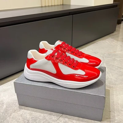 Red-patent leather