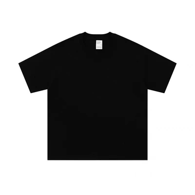 Elegant black [400g heavyweight | Three needle short sleeves]