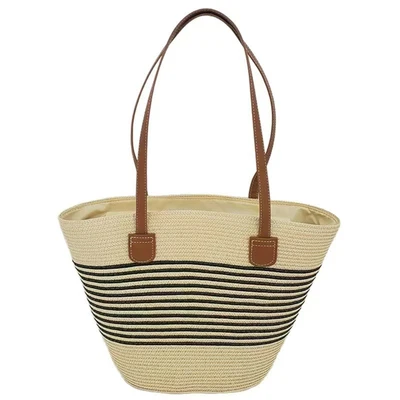 Beige black stripes (fine)