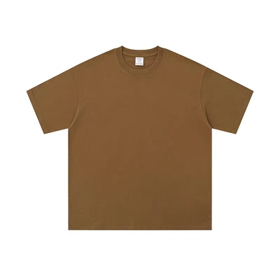 Dark brown [400g heavy weight | Three needle short sleeves]