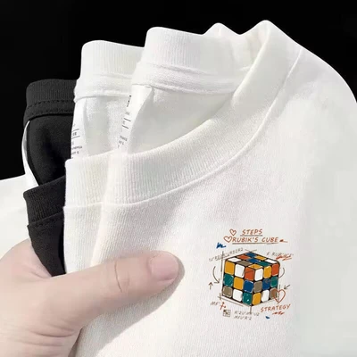 Rubik's cube small mark (white)