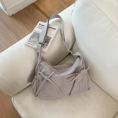 Gray solid color bow
