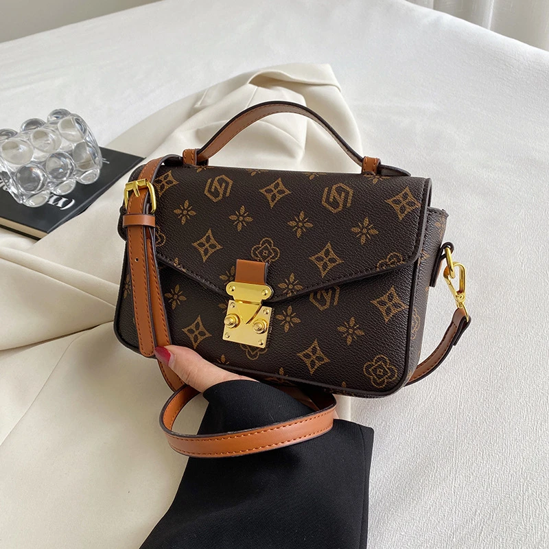 2026 New Cross-Border Women's Bag, Fashionable Printed Shoulder Bag, Small Square Handbag, Versatile High-Quality Crossbody Bag
