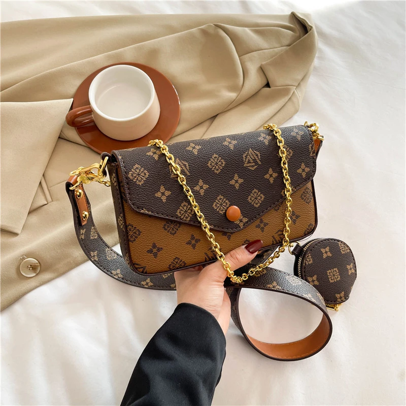 Cross-Border Women's Bags 2026 New Style High-End Envelope Bag Fashion Chain Bag Small Square Bag Versatile Shoulder Crossbody Bag