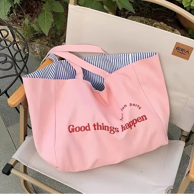 Pink canvas dual use