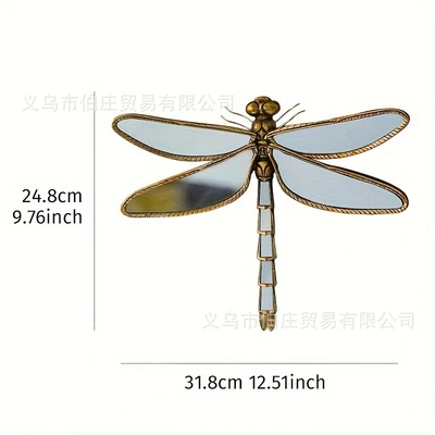 Dragonfly mirror pendant