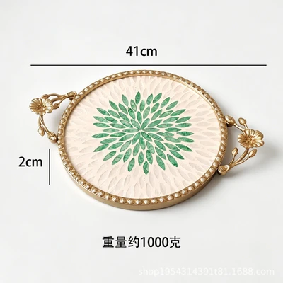 Three-dimensional flower handle-middle green leaf (weight 1000 grams)