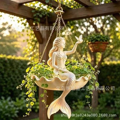 Mermaid flowerpot