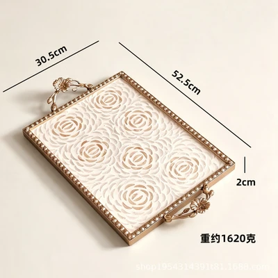 Three-dimensional flower handle-long rose (weight 1620 grams)