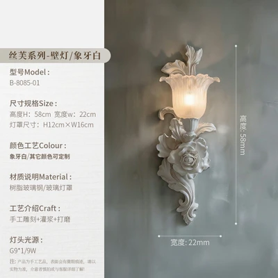 [a1 model] ivory white lampshade model + free full-spectrum three-color light source