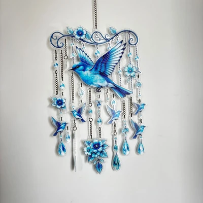 Happy bluebird